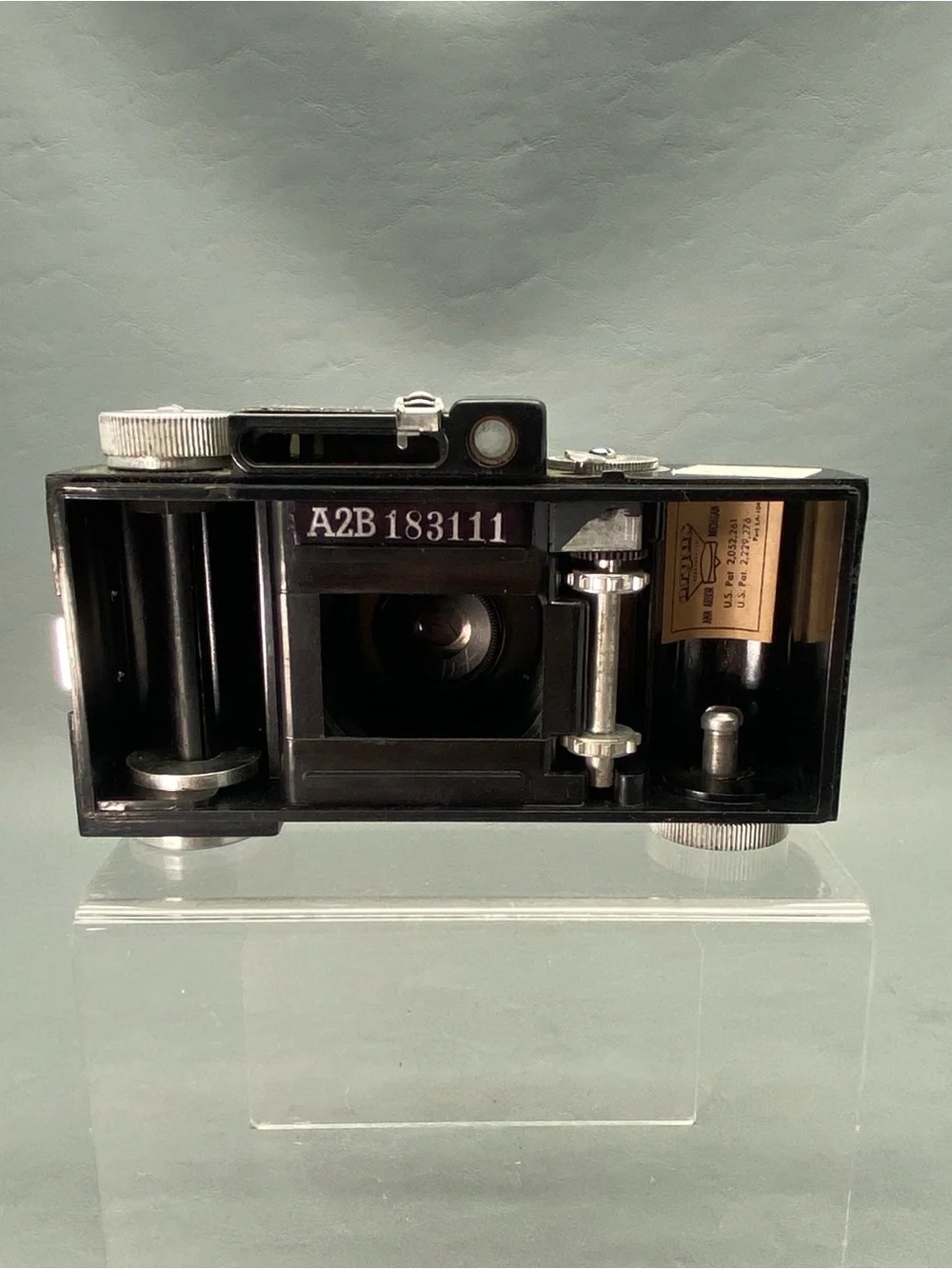 Argus Anastigmat A2B Vintage Film Camera in Leather Case Decors Untested/Parts